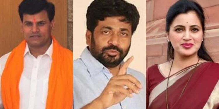 Bacchu Kadu Navnaeet rana And Ravi rana