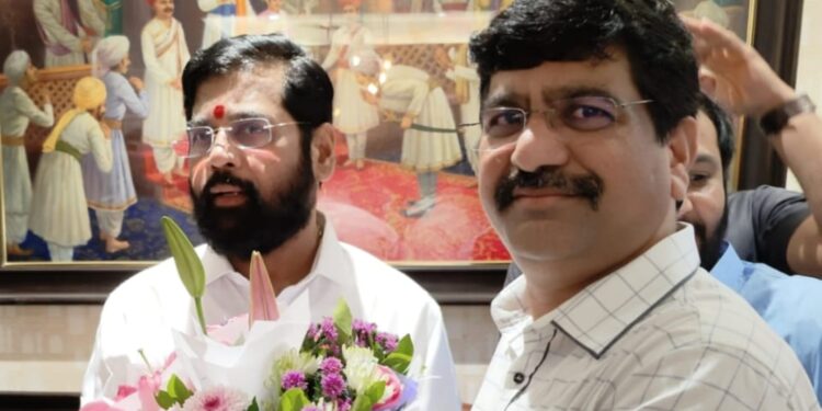 Nilesh Sambare And Eknath Shinde
