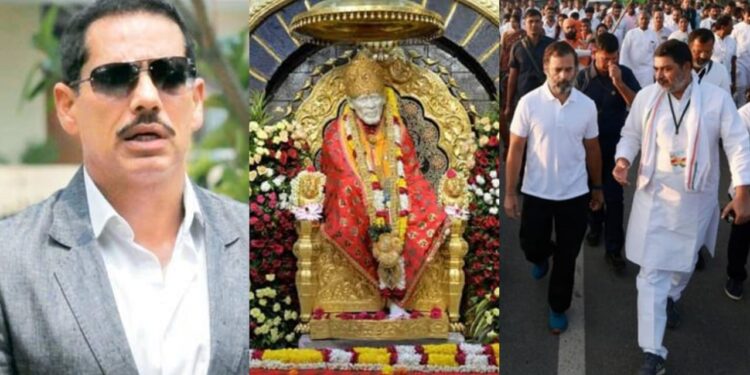 Robert Vadra express his views in shirdi on rahul gandhi Bharat Jodo Yatra
