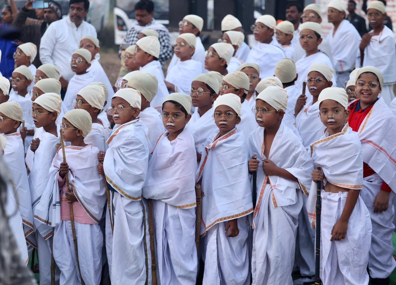 Bharat Jodo Yatra In Medshi 