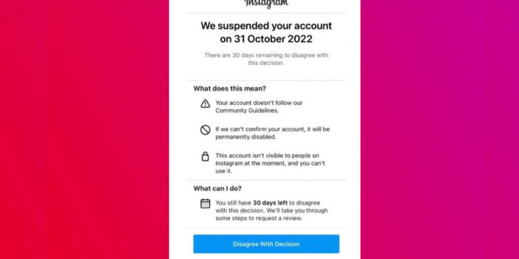 Instran Account suspended due to server problems