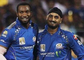 harbhajan And Pollard