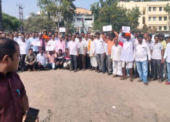 All-Party Mahamorcha in Gairaan Kolhapur