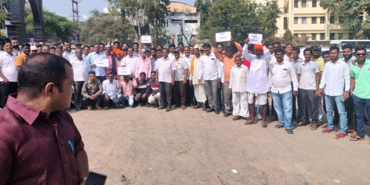 All-Party Mahamorcha in Gairaan Kolhapur