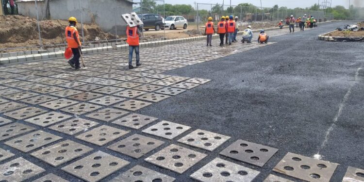 Construction of Roads from Plastic Waste