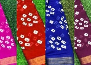 bandhani saree
