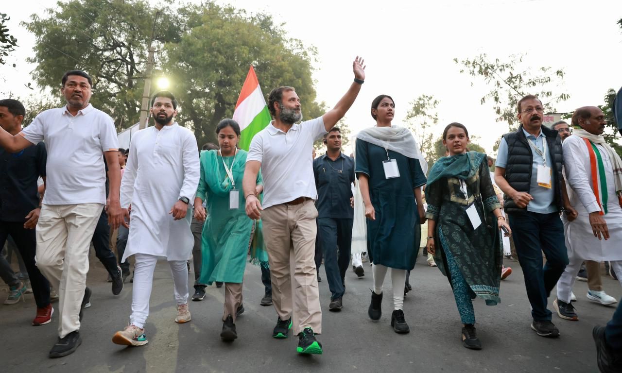 Bharat Jodo Yatra In Medshi 