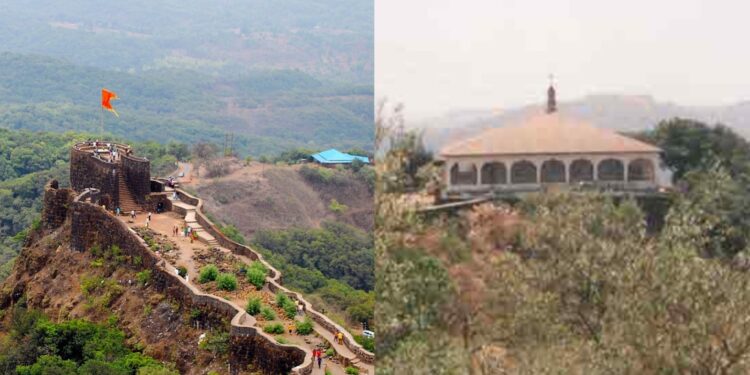 llegeal Construction In Area Of Afzal Khans Grave On Pratapgad Is Demolished