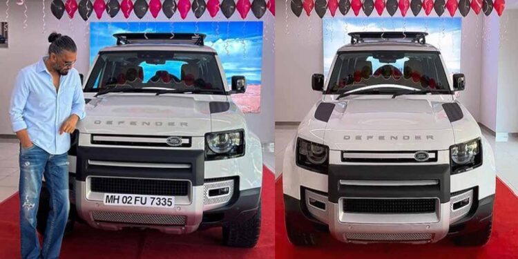 sunil shetty new car Land Rover Defender 110 SUV