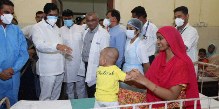 मा मुख्यमंत्री कस्तुरबा हॉस्पिटल भेट 1