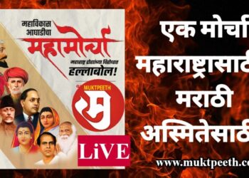एक मोर्चा महाराष्ट्रासाठी! मराठी अस्मितेसाठी!!