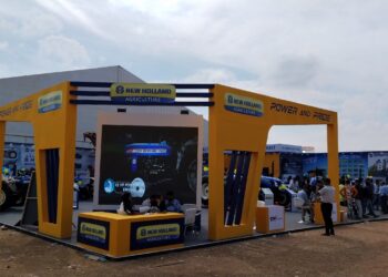 New Holland Agriculture stall at the KISAN Agri Show