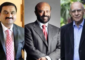 Gautam Adani, Shiv Nader and Ashok Soota
