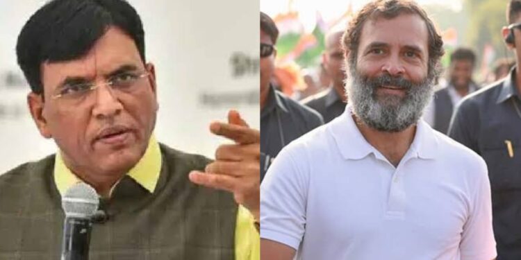 Mansukh Mandviya And Rahul Gandhi