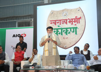 मा.उद्योगमंत्री यांची स्वराज्य भूमी कोकण येथे भेट 2