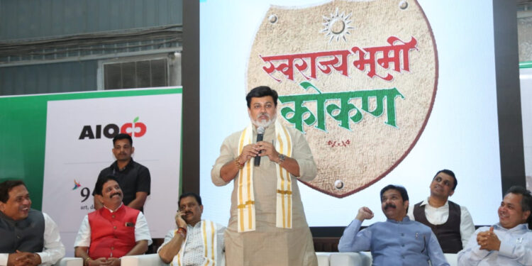 मा.उद्योगमंत्री यांची स्वराज्य भूमी कोकण येथे भेट 2